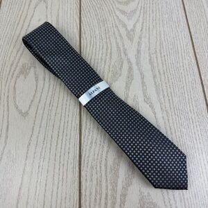 673 Alfani Men's Tie Hazel Neat 020 Grey $55 Polyester